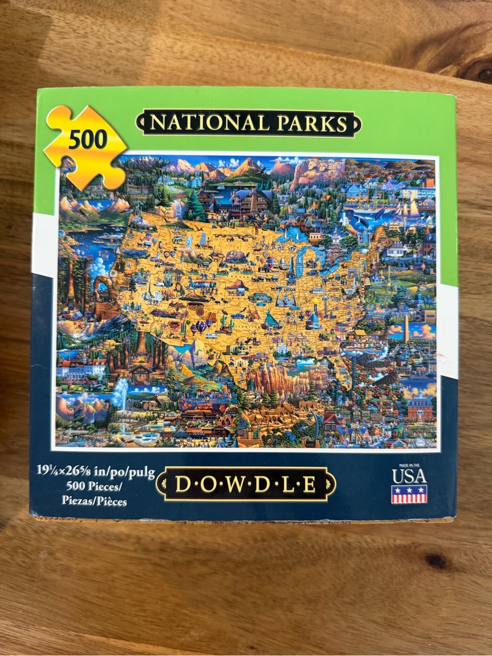 DOWDLE National Parks 500-Piece Jigsaw Puzzle - Green